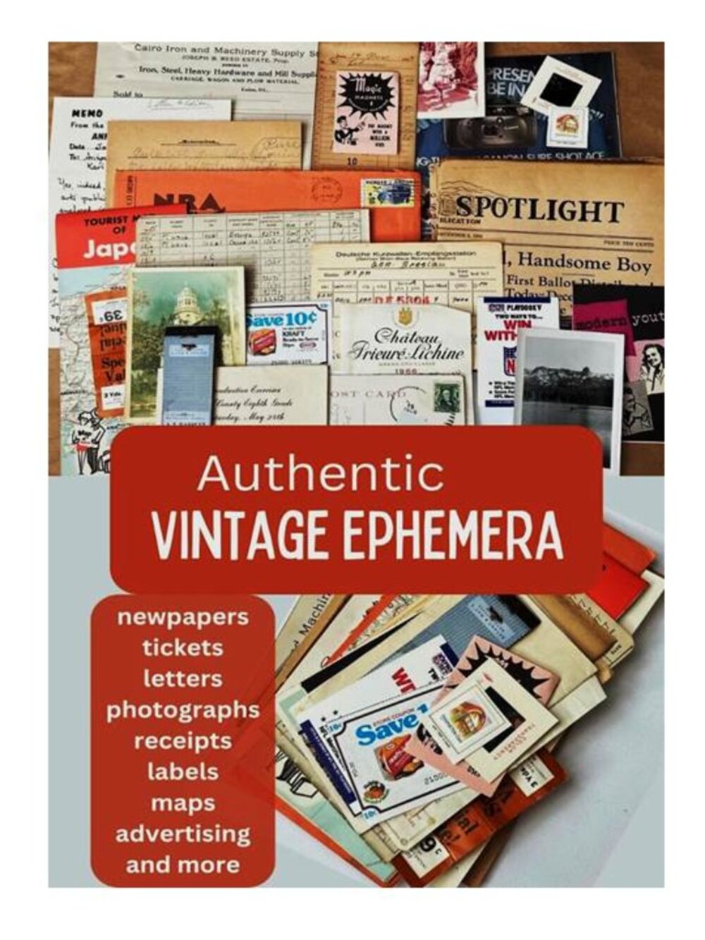 Vintage Ephemera Large Bundle